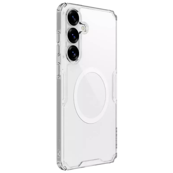 Чехол для смартфона Samsung Galaxy S25 Plus 5G (Nillkin Magnetic) Прозрачный Белый Nillkin, PC, MagSafe Back photo 3