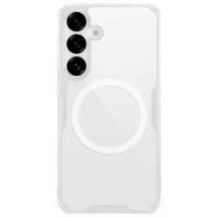 Husă pentru smartphone Samsung Galaxy S25 5G (Nillkin Magnetic) Transparent White Nillkin, PC, MagSafe Back