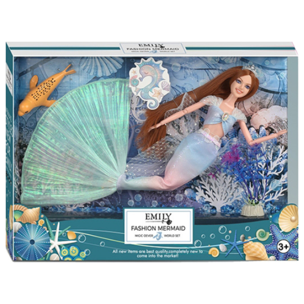 Păpușă Essa Toys Emily sirenă QJ137A 3+ photo 3