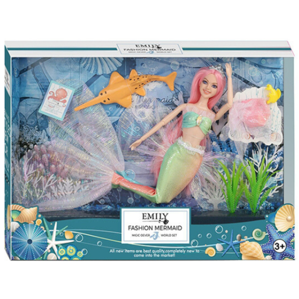 Păpușă Essa Toys Emily sirenă QJ137C 3+ photo 3