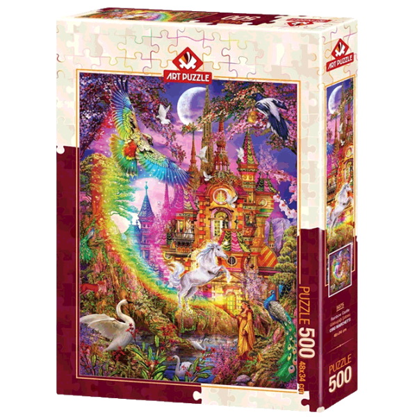 Puzzle Art Puzzle Rainbow Castle (8682450140752) Количество деталей: 500, Рекомендуемый возраст: 8+ photo 1