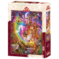 Puzzle Art Puzzle Rainbow Castle (8682450140752) Количество деталей: 500, Рекомендуемый возраст: 8+