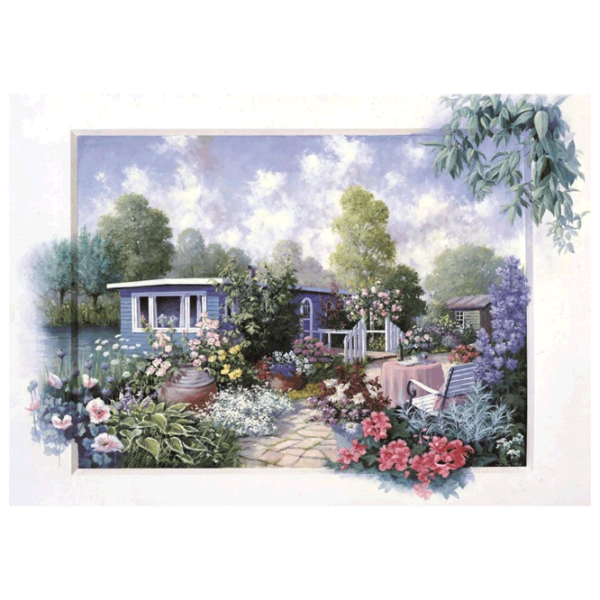 Puzzle Art Puzzle Garden with flowers (8697950842112) Количество деталей: 500, Рекомендуемый возраст: 8+ photo 1