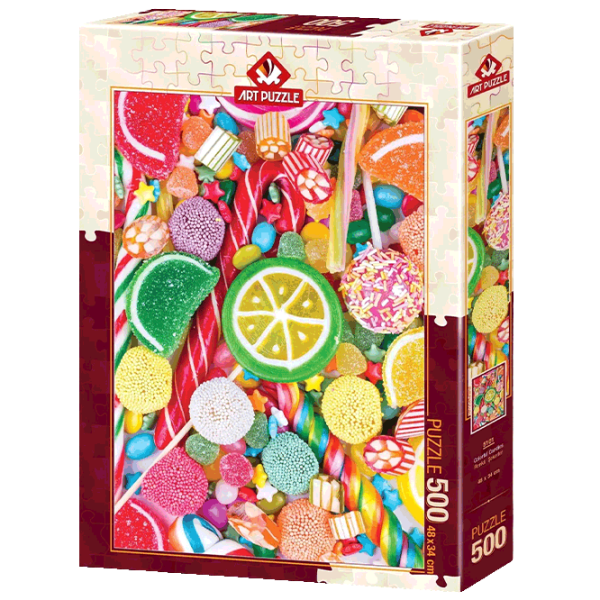 Puzzle Art Puzzle Colored Candies (8682450141018) Количество деталей: 500, Рекомендуемый возраст: 8+ photo 1