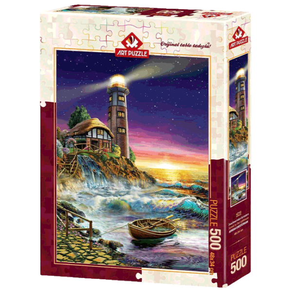 Puzzle Art Puzzle Sunset from the Lighthouse (8697950842105) Количество деталей: 500, Рекомендуемый возраст: 8+ photo 1
