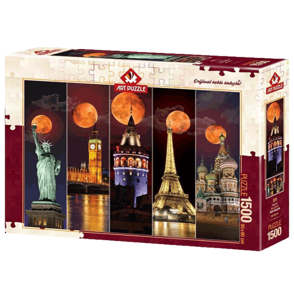 Puzzle Art Puzzle Blood Moon (8697950845489) Количество деталей: 1500, Рекомендуемый возраст: 15+ photo 1