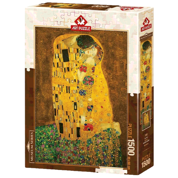 Puzzle Art Puzzle The Kiss (8682450143920) Numărul de piese: 1500, Vârsta recomandată: 15+ photo 1