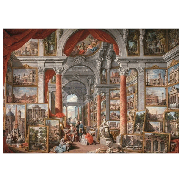 Puzzle Art Puzzle Modern Roman View Picture Gallery (8682450144798) Numărul de piese: 2000, Vârsta recomandată: 15+ photo 2
