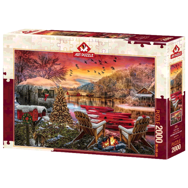 Puzzle Art Puzzle Caravan Camp (8682450144729) Numărul de piese: 2000, Vârsta recomandată: 15+ photo 1