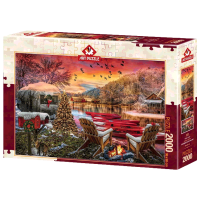 Puzzle Art Puzzle Caravan Camp (8682450144729) Numărul de piese: 2000, Vârsta recomandată: 15+