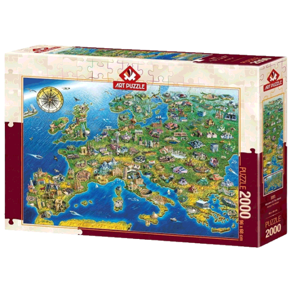 Puzzle Art Puzzle Wonders of the World (8682450144842) Количество деталей: 2000, Рекомендуемый возраст: 15+ photo 1