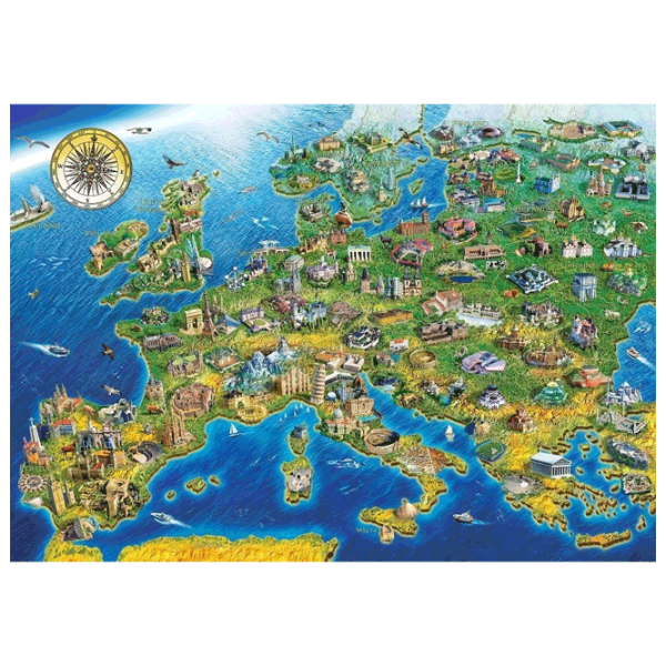 Puzzle Art Puzzle Wonders of the World (8682450144842) Количество деталей: 2000, Рекомендуемый возраст: 15+ photo 2