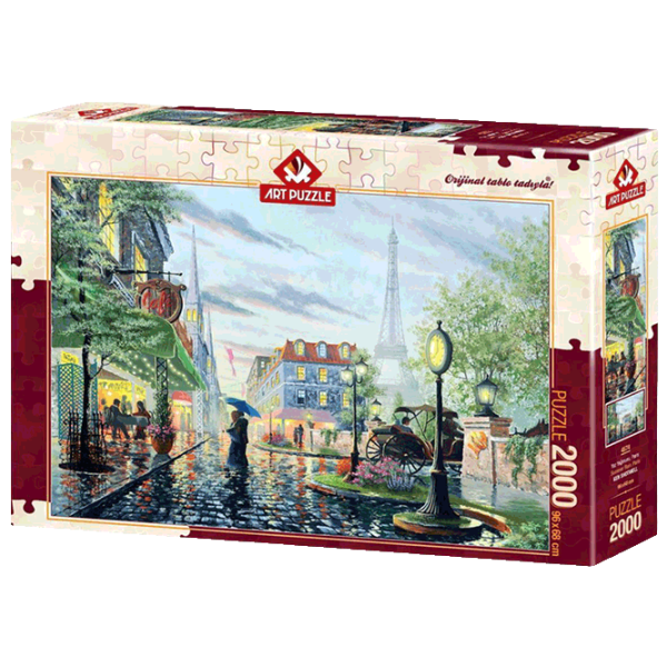 Puzzle Art Puzzle Summer Rain, Paris (8697950845748) Количество деталей: 2000, Рекомендуемый возраст: 15+ photo 1