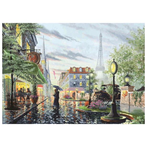 Puzzle Art Puzzle Summer Rain, Paris (8697950845748) Количество деталей: 2000, Рекомендуемый возраст: 15+ photo 2