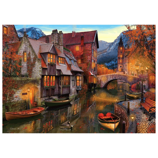 Puzzle Art Puzzle Canal-Length Houses (8682450144767) Numărul de piese: 2000, Vârsta recomandată: 15+ photo 2