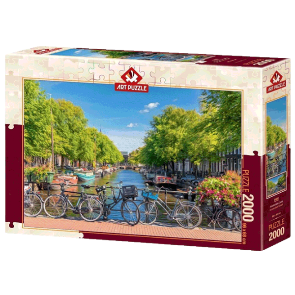 Puzzle Art Puzzle Amsterdam Canal (8682450144804) Количество деталей: 2000, Рекомендуемый возраст: 15+ photo 1