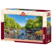 Puzzle Art Puzzle Amsterdam Canal (8682450144804) Количество деталей: 2000, Рекомендуемый возраст: 15+