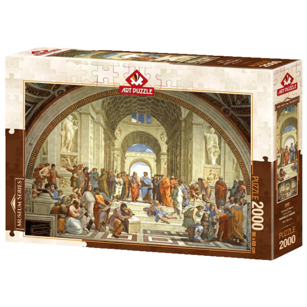 Puzzle Art Puzzle School of Athens (8682450144880) Numărul de piese: 2000, Vârsta recomandată: 15+ photo 1