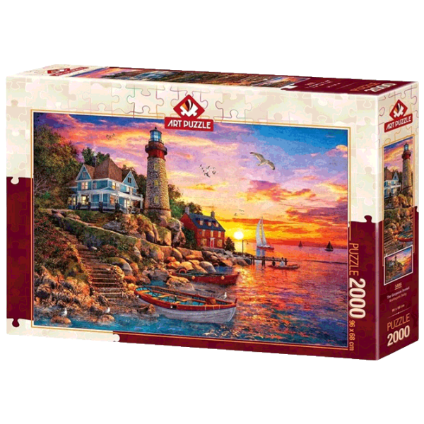 Puzzle Art Puzzle Magnificent Sunset (8682450144866) Numărul de piese: 2000, Vârsta recomandată: 15+ photo 1