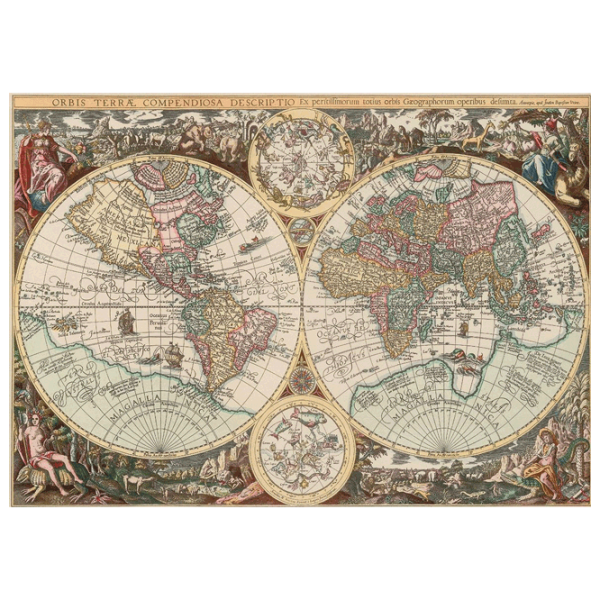 Puzzle Art Puzzle World Map (8697950842761) Количество деталей: 260, Рекомендуемый возраст: 8+ photo 2