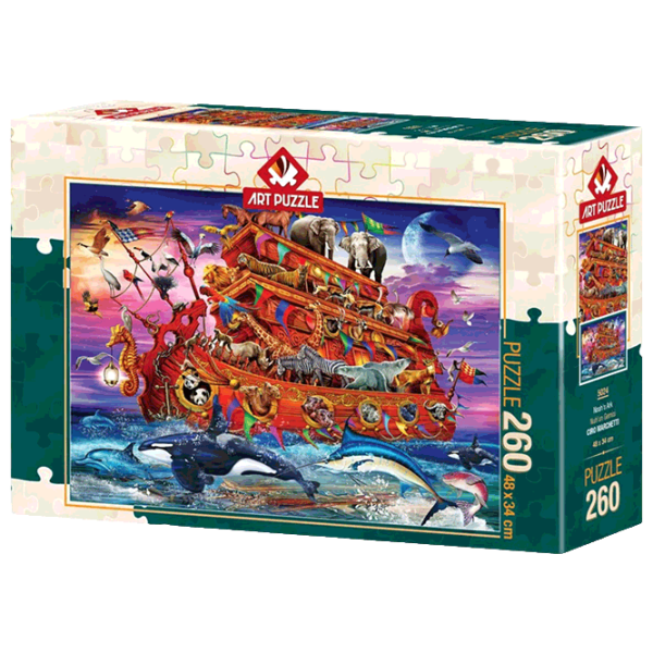 Puzzle Art Puzzle Noah's Ark (8682450140240) Количество деталей: 260, Рекомендуемый возраст: 8+ photo 1