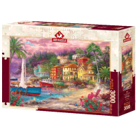 Puzzle Art Puzzle Magenta Shores (8682450145276) Numărul de piese: 3000, Vârsta recomandată: 15+