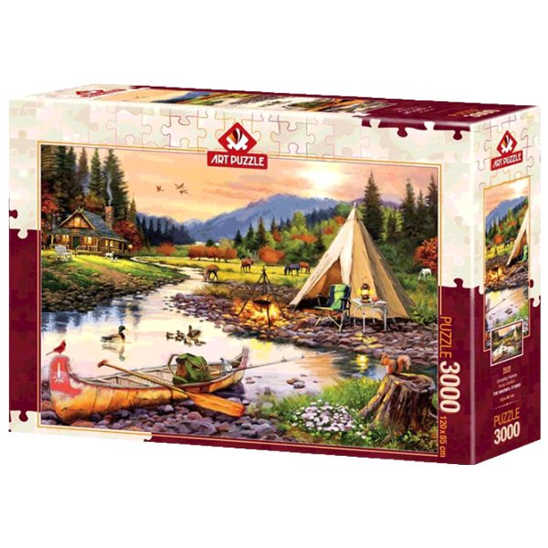 Puzzle Art Puzzle Camp Friends (8682450145207) Numărul de piese: 3000, Vârsta recomandată: 15+ photo 1