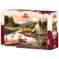 Puzzle Art Puzzle Camp Friends (8682450145207) Numărul de piese: 3000, Vârsta recomandată: 15+