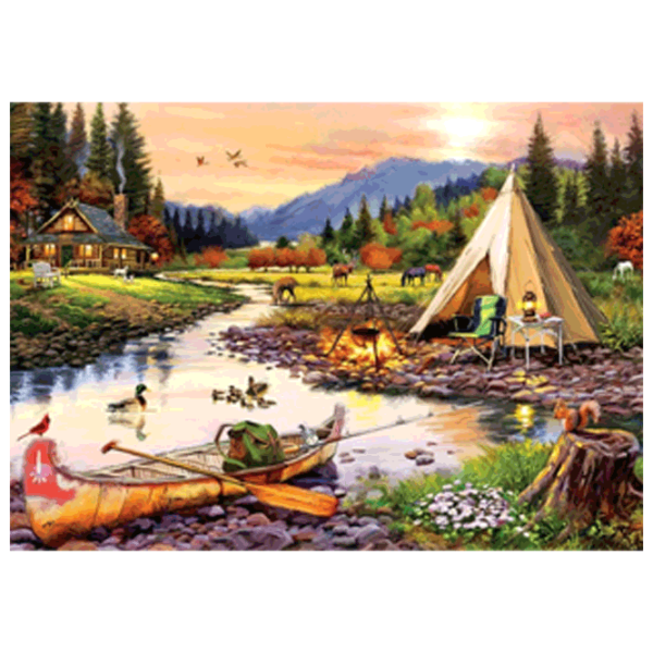 Puzzle Art Puzzle Camp Friends (8682450145207) Numărul de piese: 3000, Vârsta recomandată: 15+ photo 2