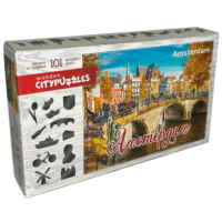 Puzzle Citypuzzles Amsterdam (4620065360305) Количество деталей: 101 , Рекомендуемый возраст: 6+
