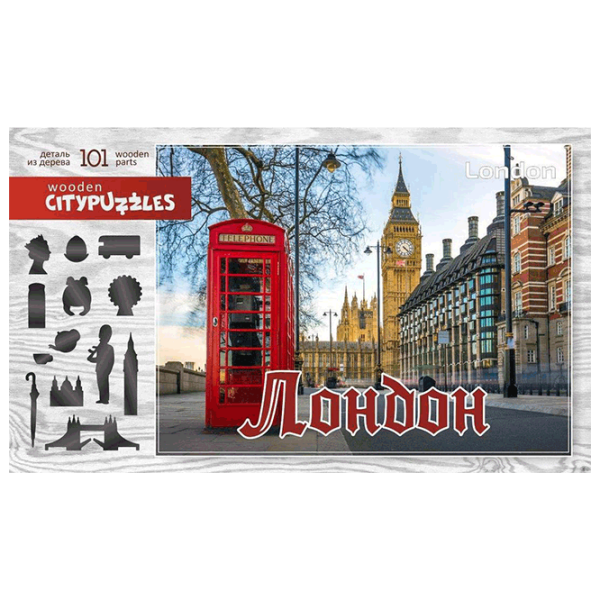 Puzzle Citypuzzles London (4620065360329) Количество деталей: 101 , Рекомендуемый возраст: 6+ photo 1