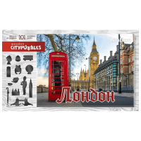 Puzzle Citypuzzles London (4620065360329) Количество деталей: 101 , Рекомендуемый возраст: 6+