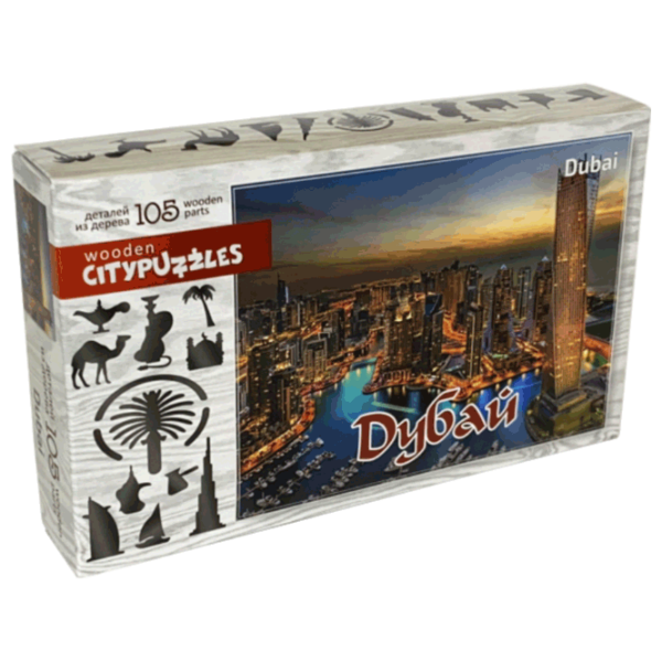 Puzzle Citypuzzles Dubai (4620065360336) Количество деталей: 105, Рекомендуемый возраст: 6+ photo 2