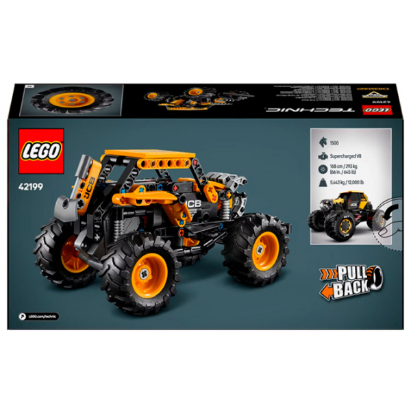 Constructor LEGO Monster Jam DIGatron Multicolor Numărul de piese 218, 7+ photo 4