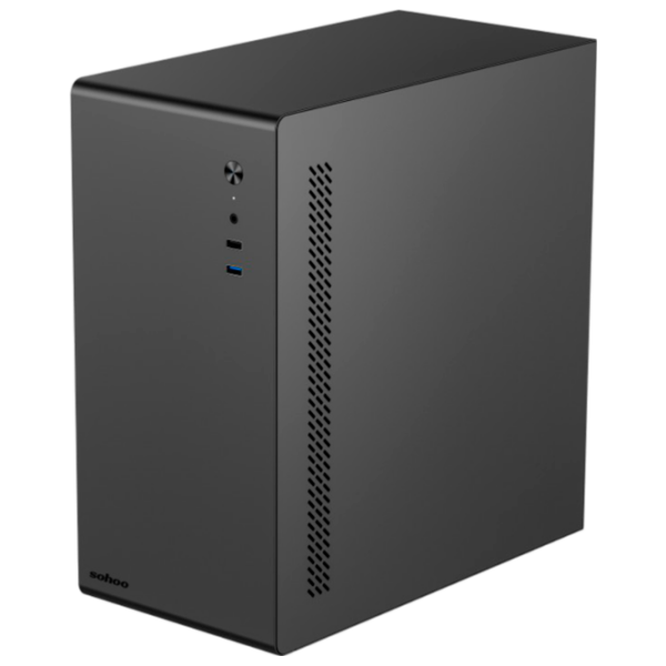 Корпус Sohoo 6519BK Черный micro ATX photo 4