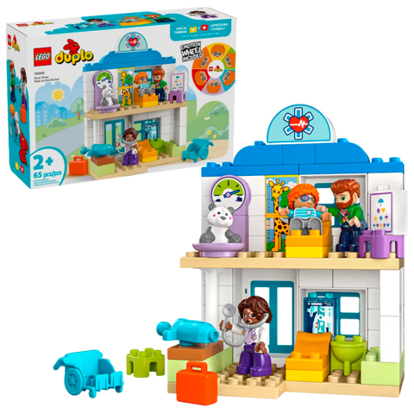 Constructor LEGO First Time Visit to the Doctor Multicolor Numărul de piese 65, 2+ photo 2