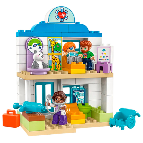 Constructor LEGO First Time Visit to the Doctor Multicolor Numărul de piese 65, 2+ photo 4