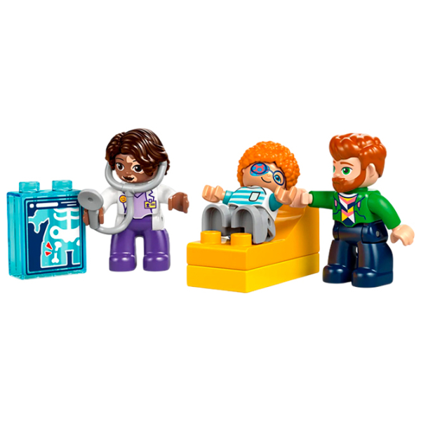 Constructor LEGO First Time Visit to the Doctor Multicolor Numărul de piese 65, 2+ photo 5