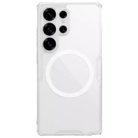 Husă pentru smartphone Samsung Galaxy S25 Ultra 5G (Nillkin Magnetic) Transparent White Nillkin, PC, MagSafe Back