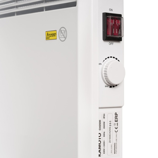 Convector Kamoto CH2500 White 30 m², 2500 W, Mecanic, Pe podea photo 4