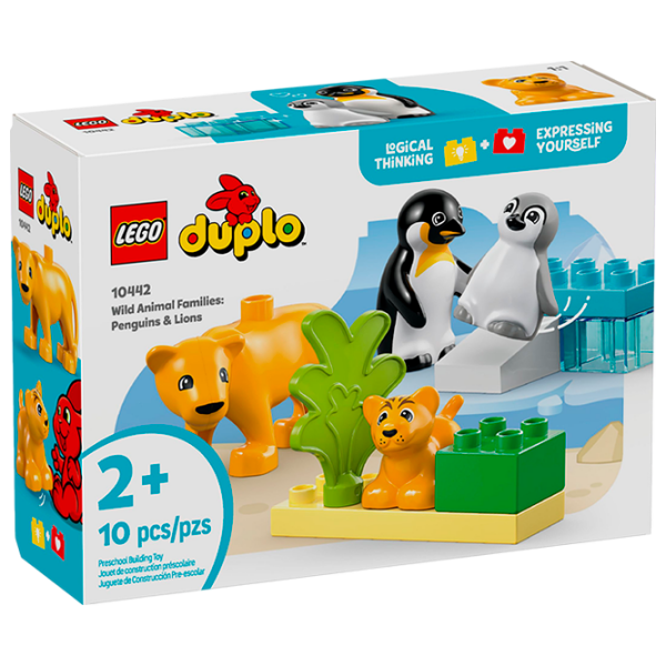 Конструктор LEGO Wild Animal Families Разноцветный Количество деталей 10, 2+
