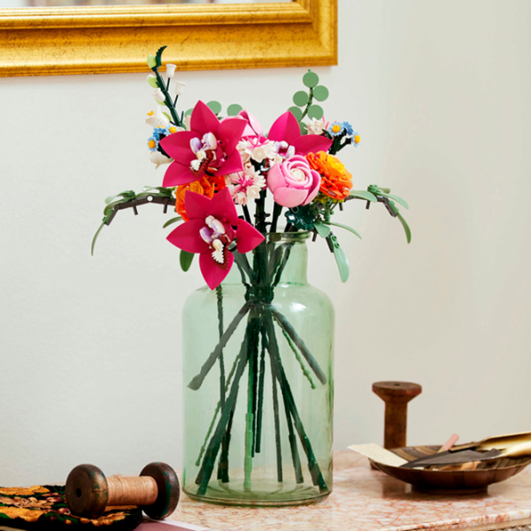 Constructor LEGO Pretty Pink Flower Multicolor Numărul de piese 749, 18+ photo 7