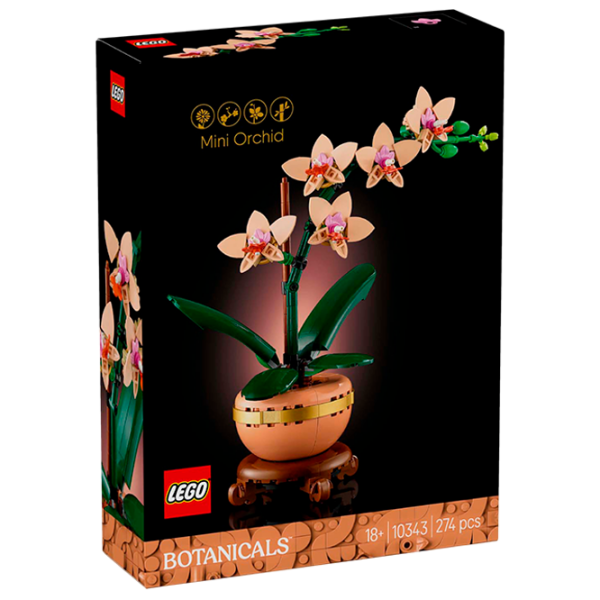Constructor LEGO Mini Orhidee Multicolor Numărul de piese 274, 18+ photo 1