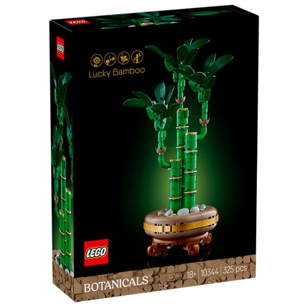 Constructor LEGO Lucky Bamboo Green Numărul de piese 325, 18+ photo 1
