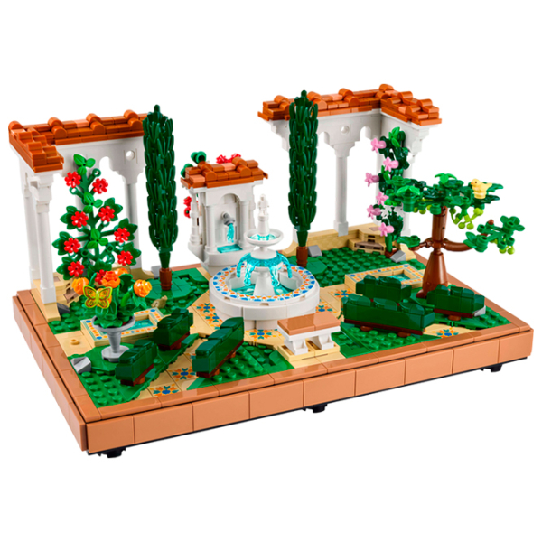 Constructor LEGO Fountain Garden Multicolor Numărul de piese 1302, 18+ photo 2