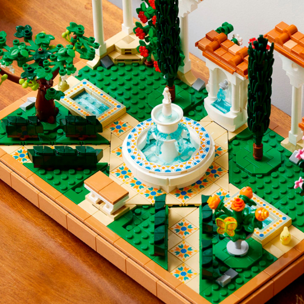 Constructor LEGO Fountain Garden Multicolor Numărul de piese 1302, 18+ photo 6