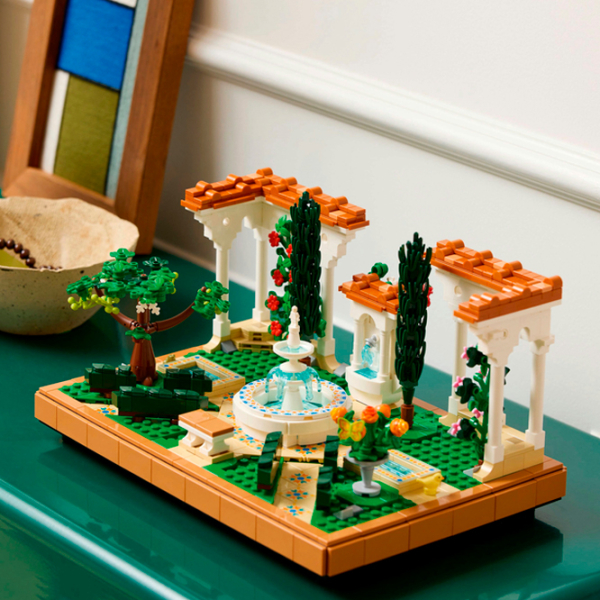 Constructor LEGO Fountain Garden Multicolor Numărul de piese 1302, 18+ photo 7
