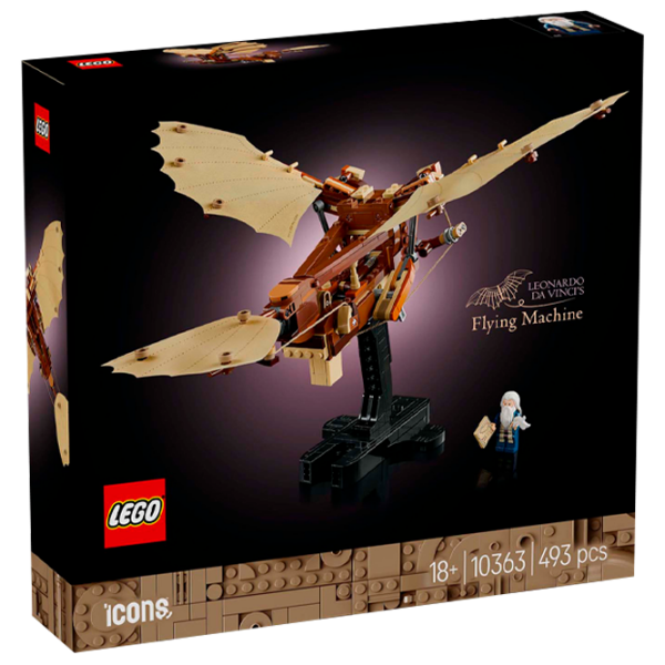 Constructor LEGO Leonardo Da Vinci'S Flying Machine Multicolor Numărul de piese 493, 18+ photo 1