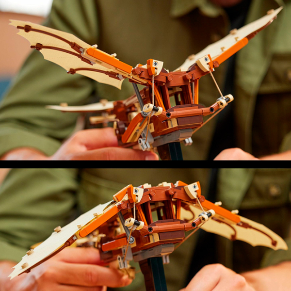 Constructor LEGO Leonardo Da Vinci'S Flying Machine Multicolor Numărul de piese 493, 18+ photo 4