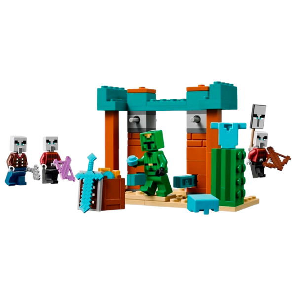 Constructor LEGO The Illager Desert Patrol Multicolor Numărul de piese 105, 7+ photo 3